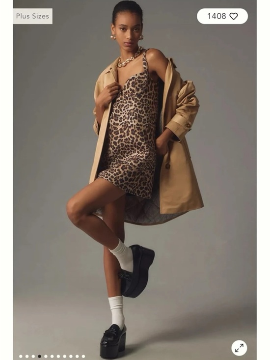Anthropologie Dresses & Skirts - NWT Anthropologie Dhruv Kapoor Leopard Mini Dress size Medium